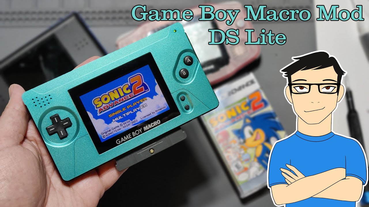 Game Boy Macro Mod from DS Lite