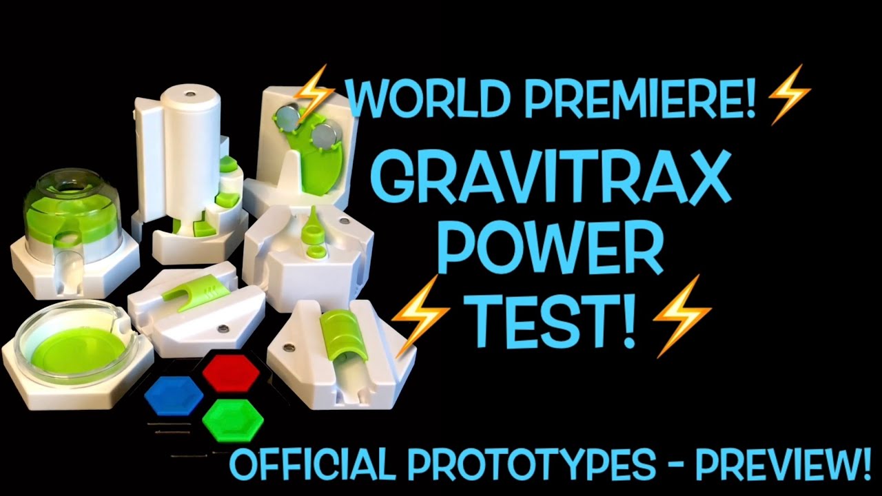⚡️Gravitrax Power⚡️ Test! World Premiere!! Official prototypes - preview!⚡️