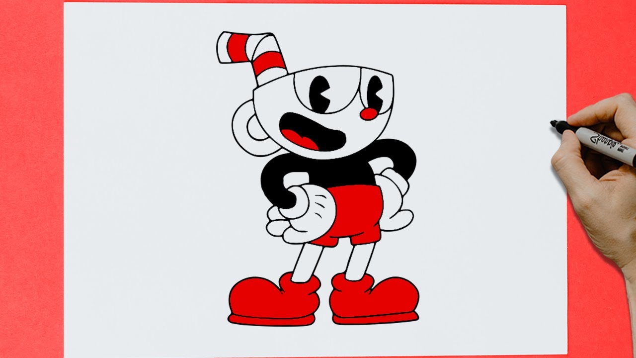 Cuphead drawing easy | how to draw Cuphead step by step #Cuphead