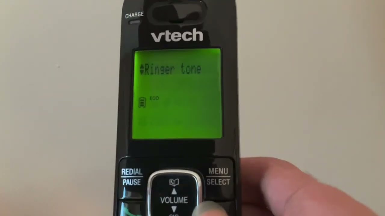 How to Change Ringer Volume/Tone on a VTech CS6719 or CS6729 Cordless Phone