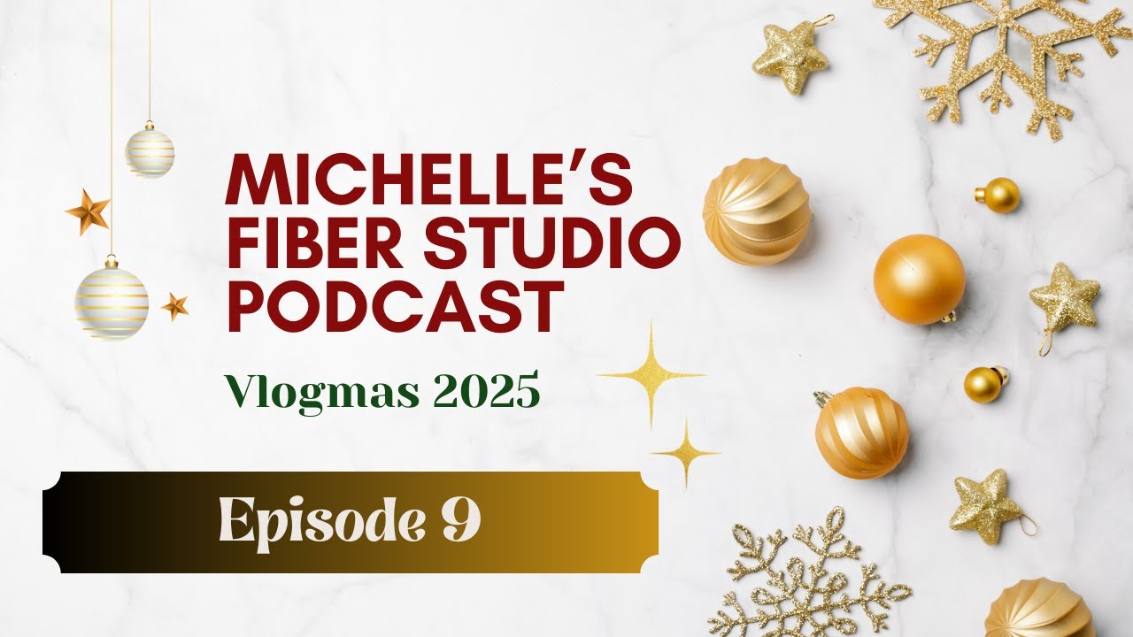 Episode 9 // Secret Santa reveal and Hibachi // Vlogmas 2025 Michelle's Fiber Studio