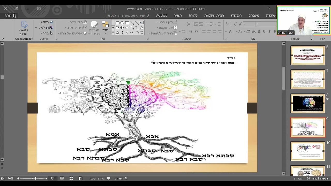 תורת המאור - פסיכותרפיה בצבעים-  הכשרת מאבחני רגשות ומטפלים בצבע ויצירה  בשיטת ד