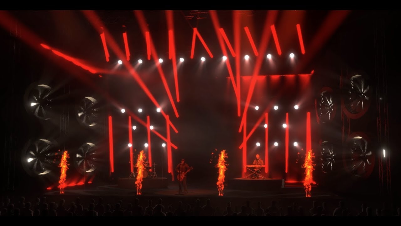 Lighting show for James & The Butcher - Say my name - 2018 - Visualizer