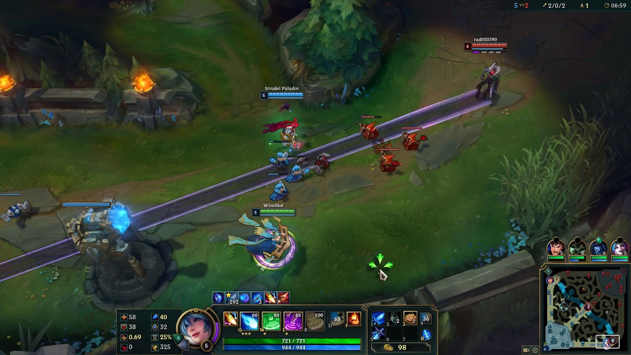 LoL Season 8 Sona Support - Game Replay - S+ 11/1/13