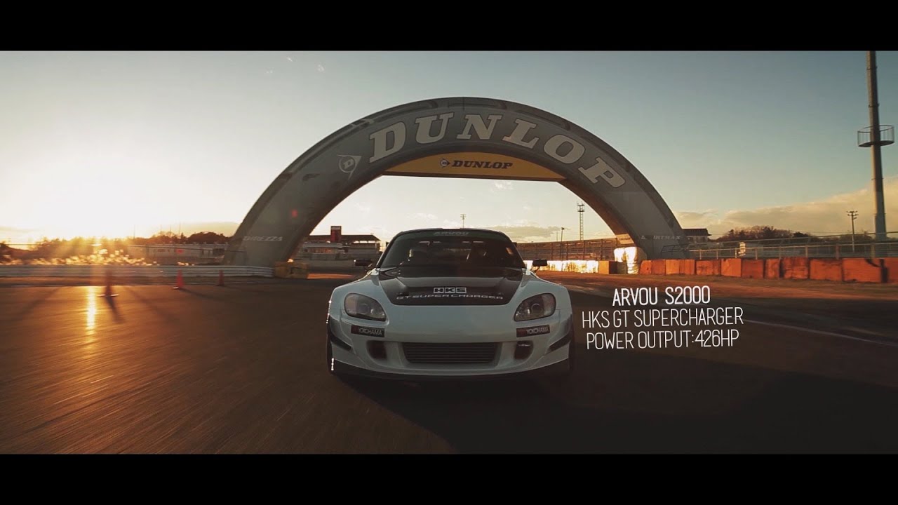 HKS GT Supercharger // The Attack - ARVOU S2000 Time Attack in Tsukuba Circuit