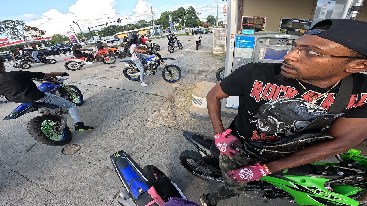 Dirt Bike Ride Out ATLANTA EDITION !!! THINGS GOT SPICY!!! 🌶️ 🚔