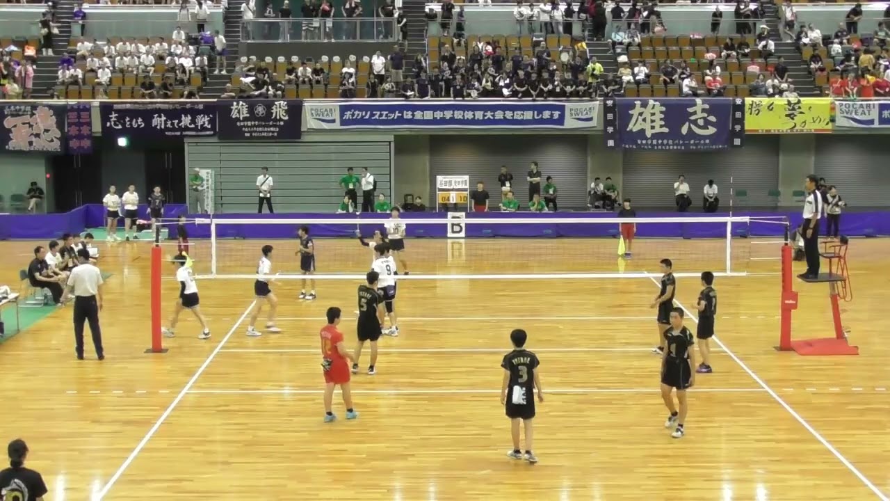 2019全国大会　決勝Ｔ1回戦　谷田部ＶＳ安田学園　1set