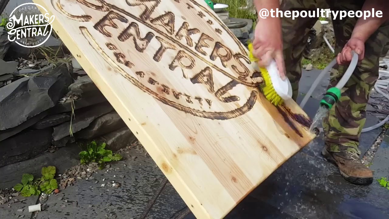 Awesome DIY Makers Central Table That LIghts Up In The Dark!