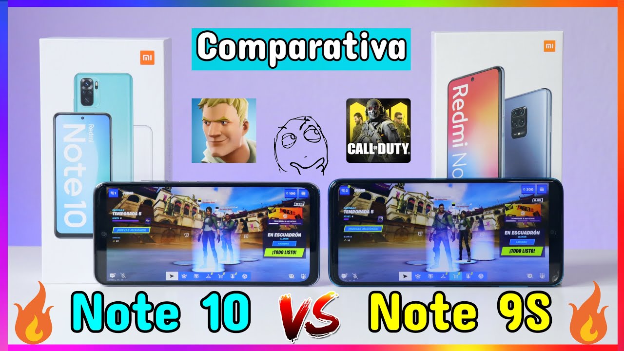 Comparativa REDMI NOTE 10 vs Redmi NOTE 9S en Rendimiento 🔥 Snapdragon 678 vs Snapdragon 720G 😱🔥