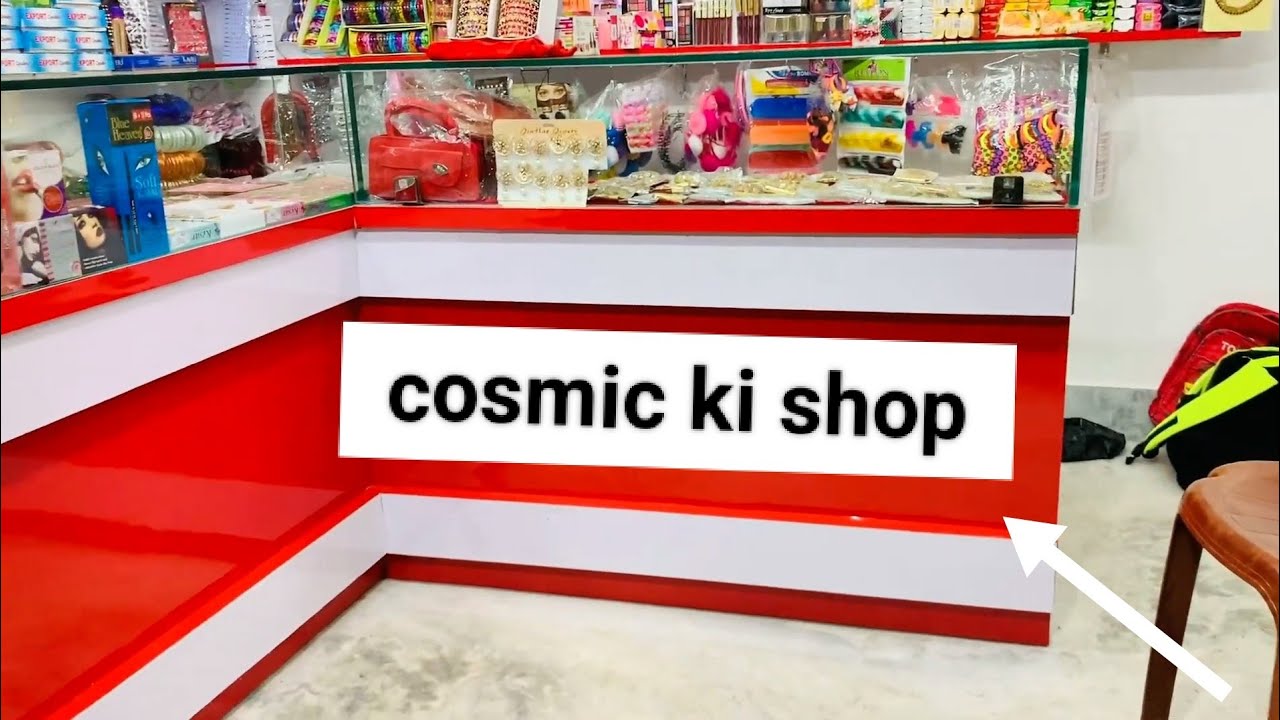 cosmetic ki dukan  sheeshe ka counter kaise banaen cosmetic shop full glass Nafees carpenter