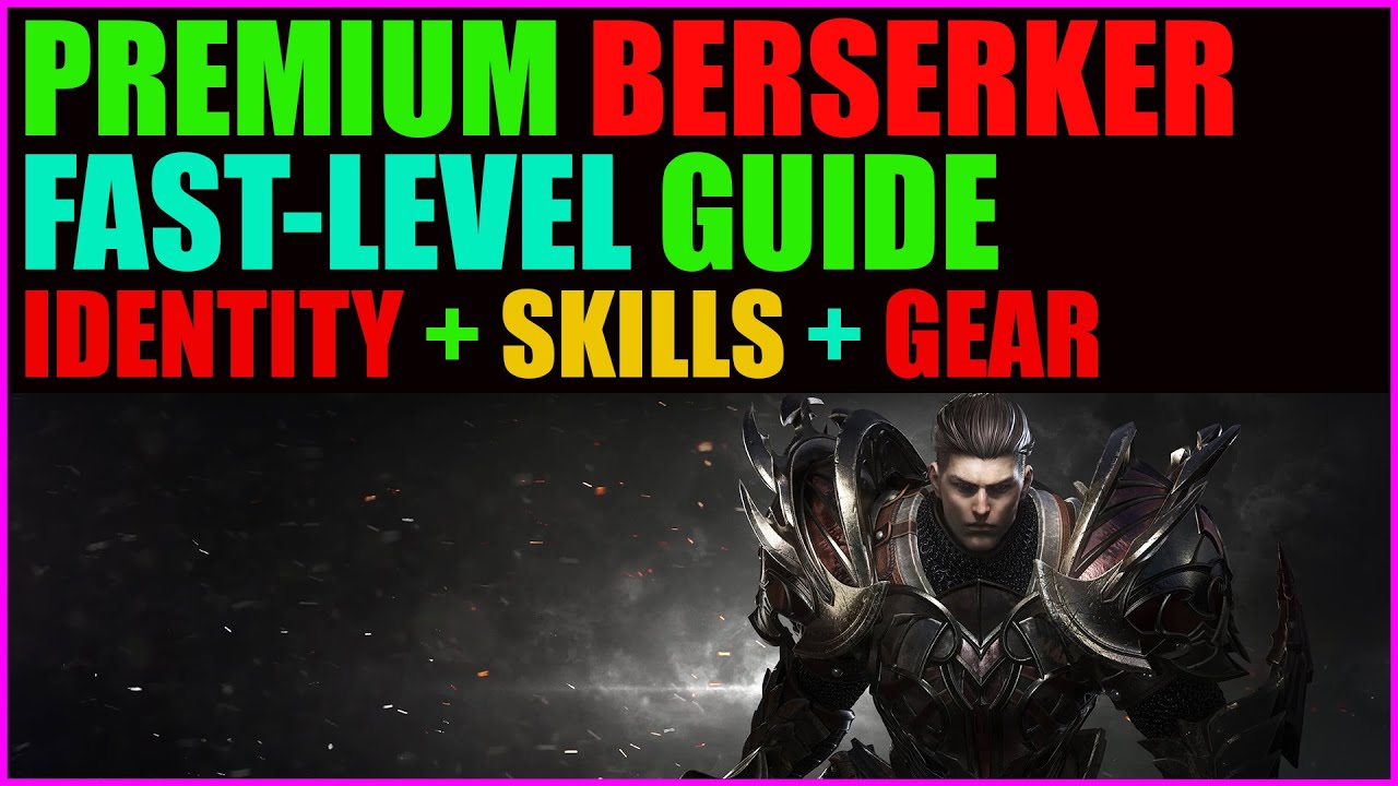 LOST ARK News, Guides & Builds: BERSERKER FAST LEVEL Build 🔥 Skills & Gear Beginner Tipps deutsch