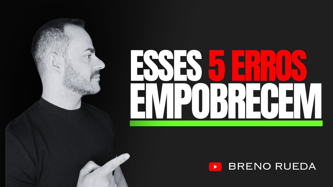5 hábitos que geram pobreza