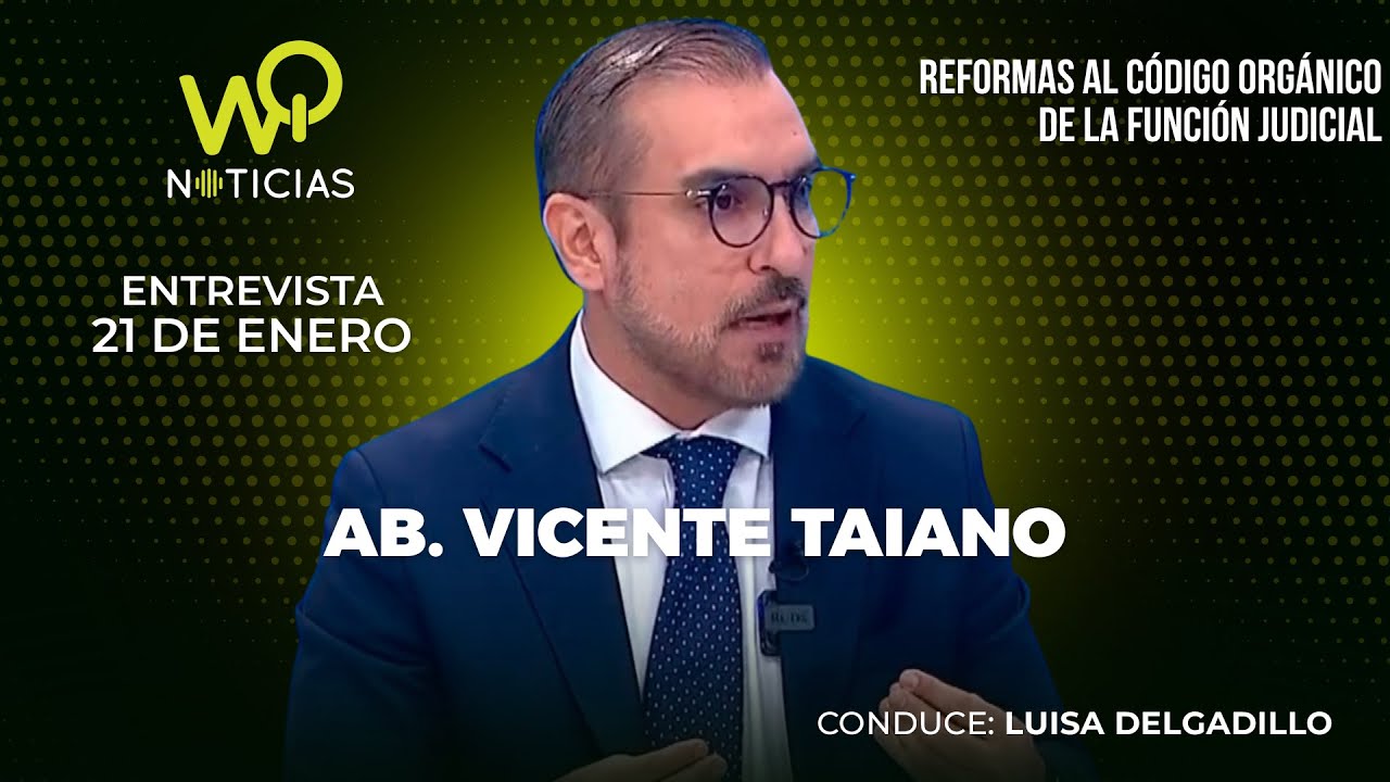 Ab. Vicente Taiano Basante, Experto en Derecho Penal.