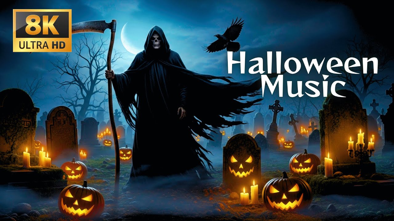 Halloween 2025 🎃 Haunted Pumpkin Village 👻 Relaxing Spooky Background Music for Calm Sleep Dreams