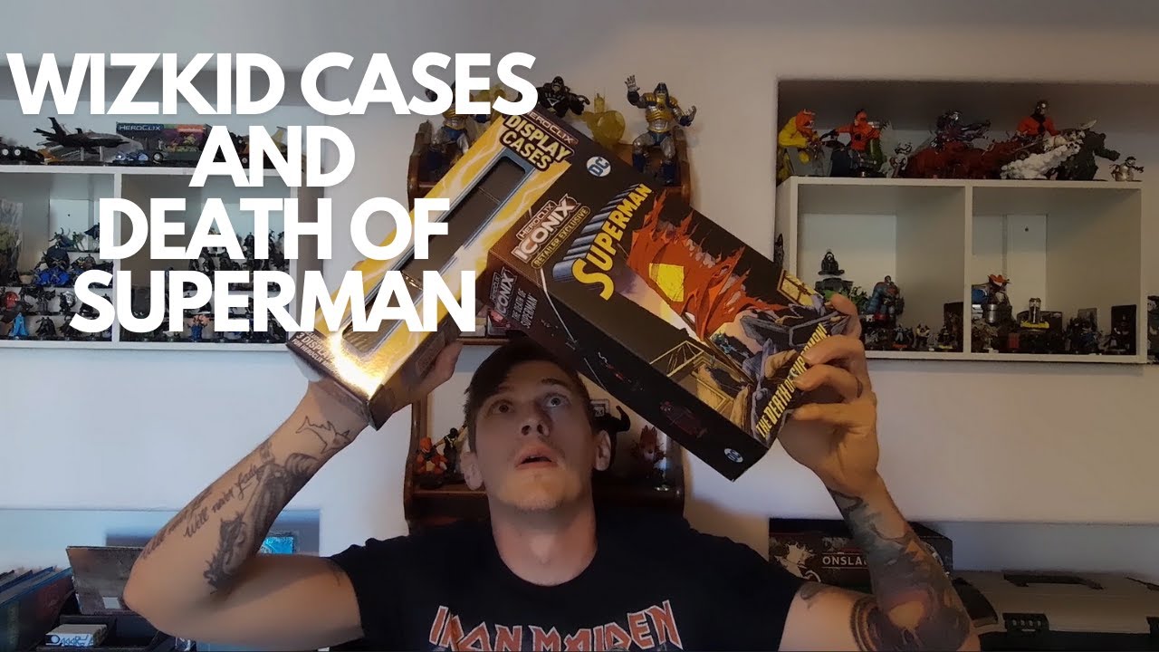 Wizkids Product Revies, Death of Superman and Display Cases