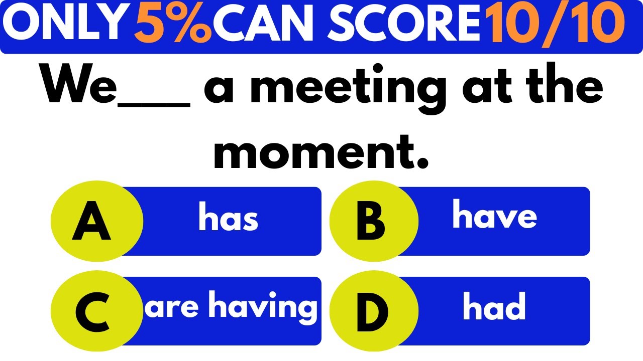 ONLY 5% CAN SCORE 10/10 || Most Senior's can't Pass This Test || #englishgrammar #quiztime