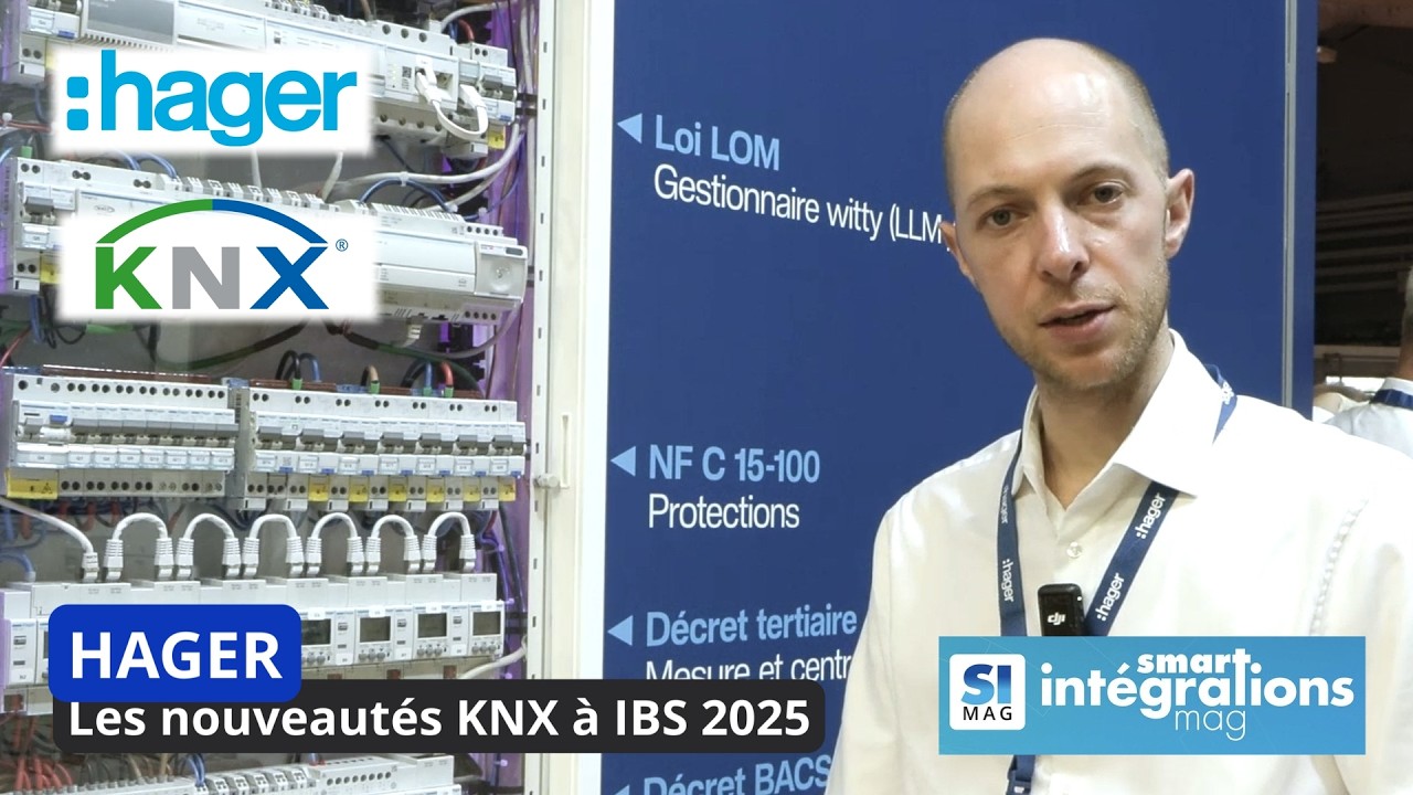 IBS 2025 - Hager présente Domovea V3 et ses nouveautés KNX