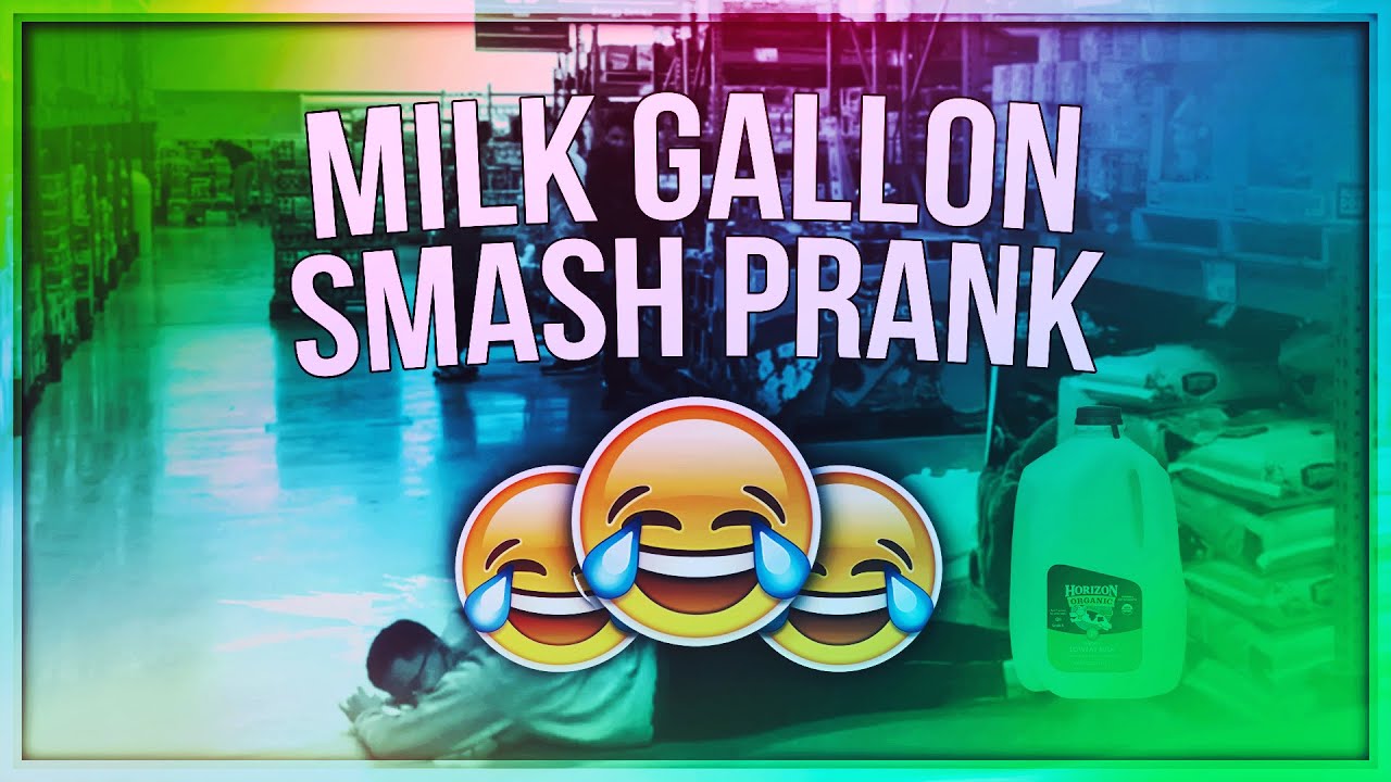 EPIC MILK GALLON SMASHING PRANK!