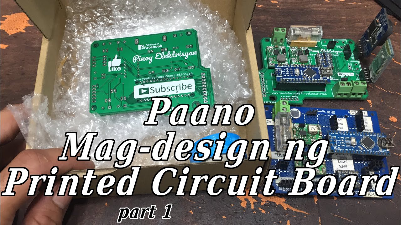 Paano Mag-design ng PCB part 1