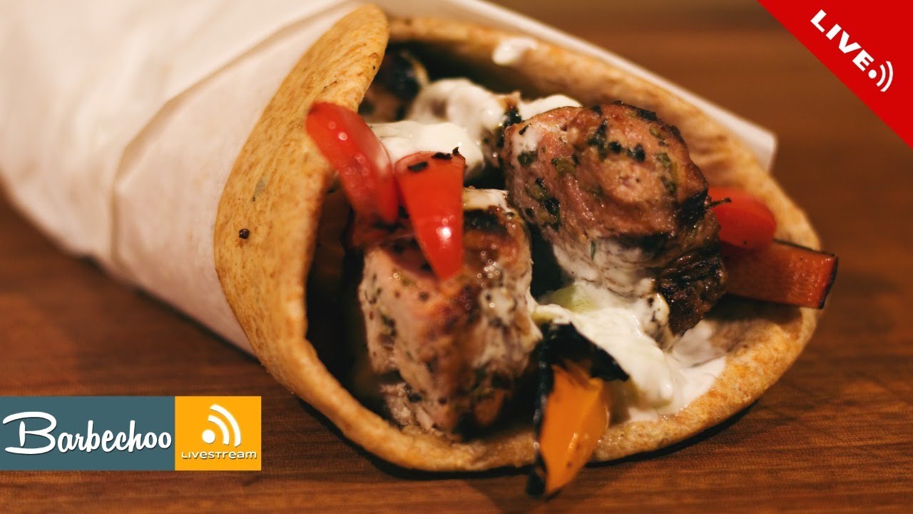 Pork Souvlaki with Grilled Veg | Barbechoo Cook-along Live