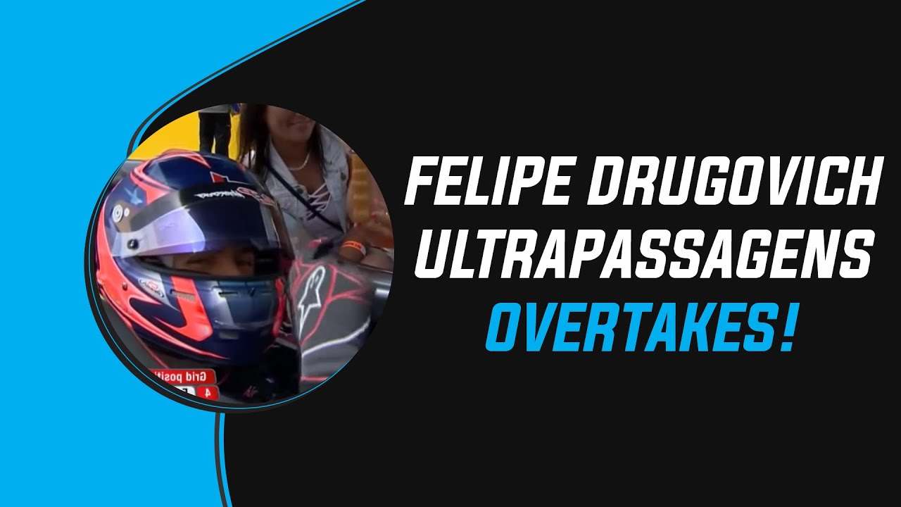 TOP 5 ULTRAPASSAGENS DE FELIPE DRUGOVICH | DRUGOVICH TOP 5 OVERTAKES!