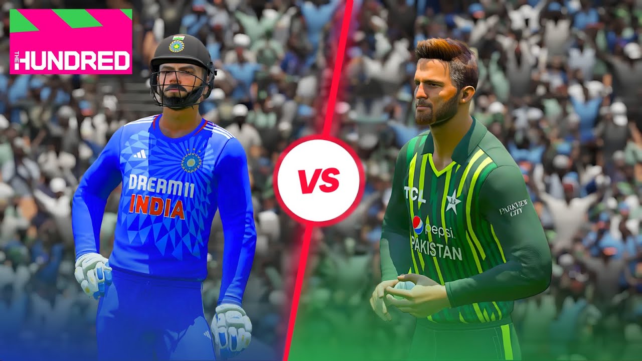 Kohli vs Shaheen BUT in THE 100 LEAGUE 🔥🏏 Pakistan vs India 1/3 🏏 Cricket 24 gameplay