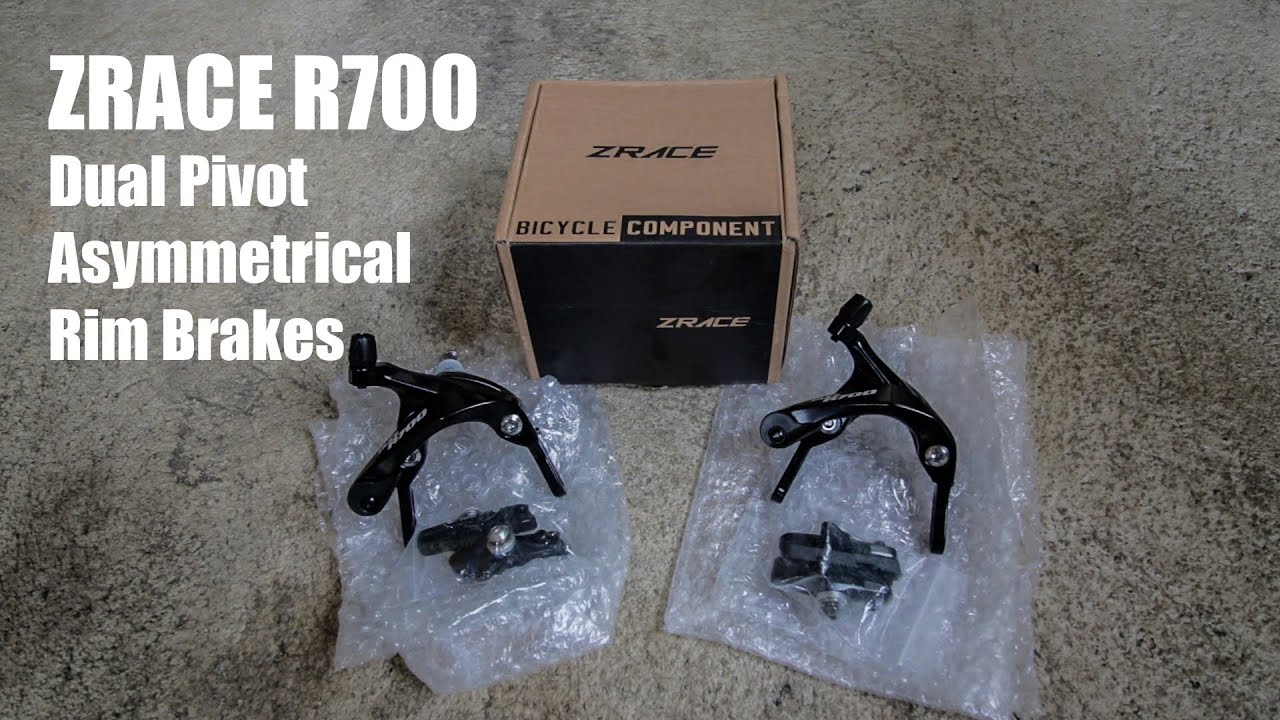ZRace R700 Dual Pivot Asymmetrical Rim Brakes (Non-Commentary)