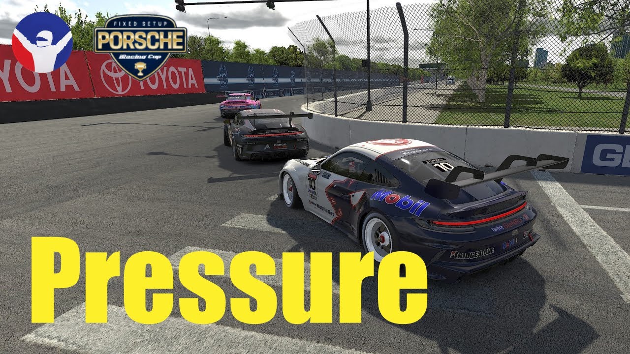 iRacing - Porsche Cup - Chicago - Pressure!!!