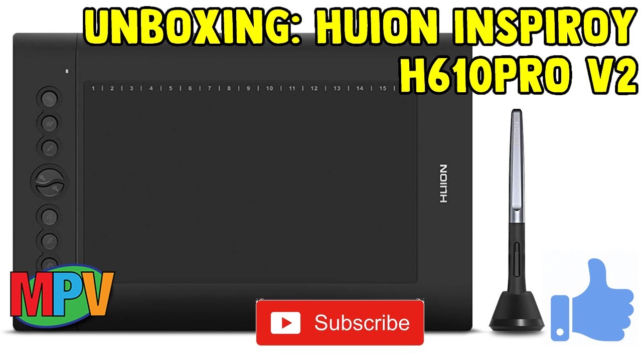 Unboxing: Drawing Tablet - Huion Inspiroy H610PRO V2