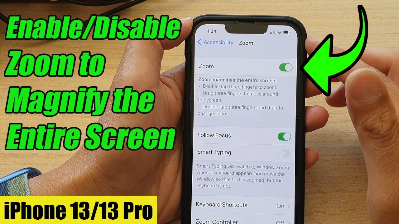 iPhone 13/13 Pro: How to Enable/Disable Zoom to Magnify the Entire Screen