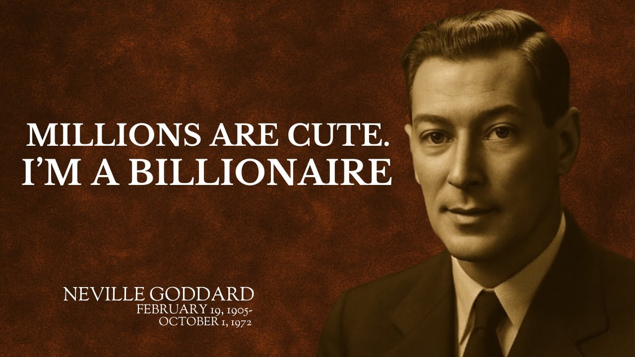 🔊 "I’m Not a Millionaire… I’m a BILLIONAIRE" | A Neville Goddard-Inspired Manifestation Speech 🔥