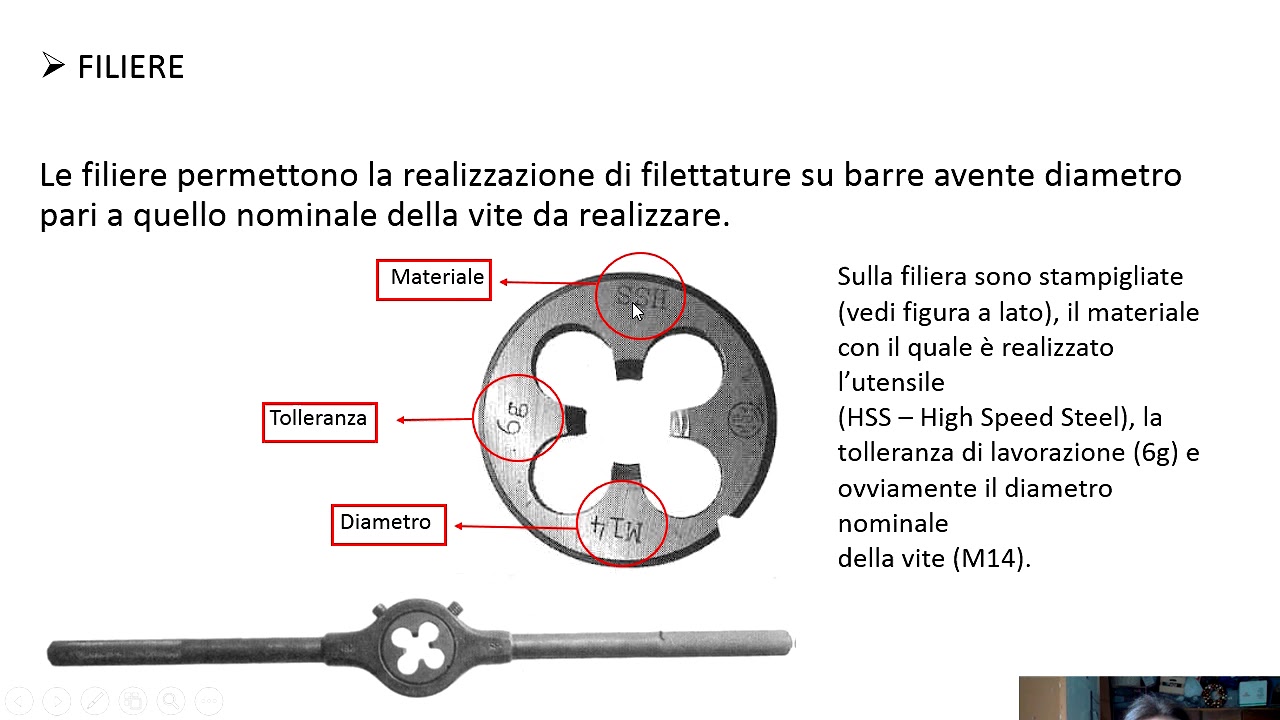 Lezione 4 - Come eseguire una filettatura