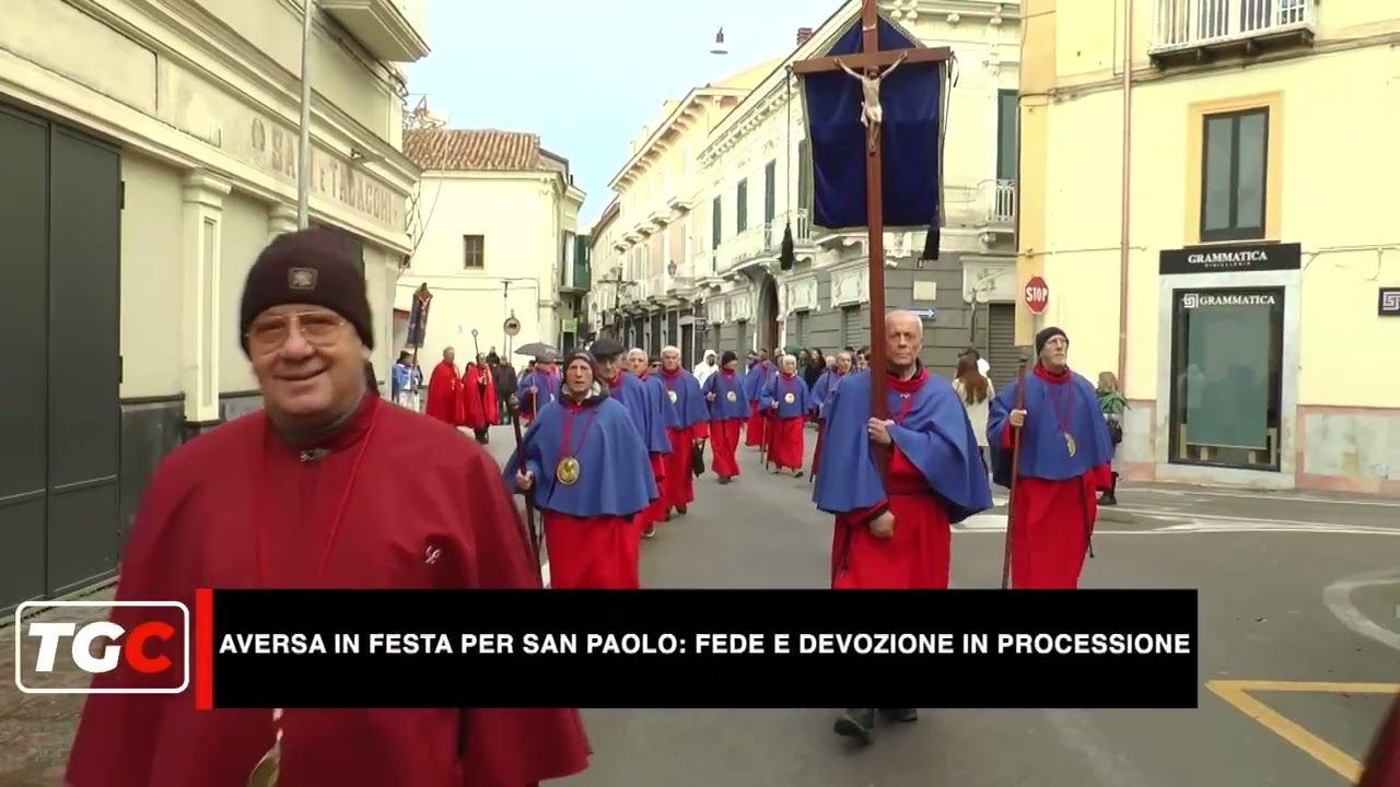 Aversa in festa per San Paolo  fede e devozione in processione  - | CONTRASTOTV canale 268
