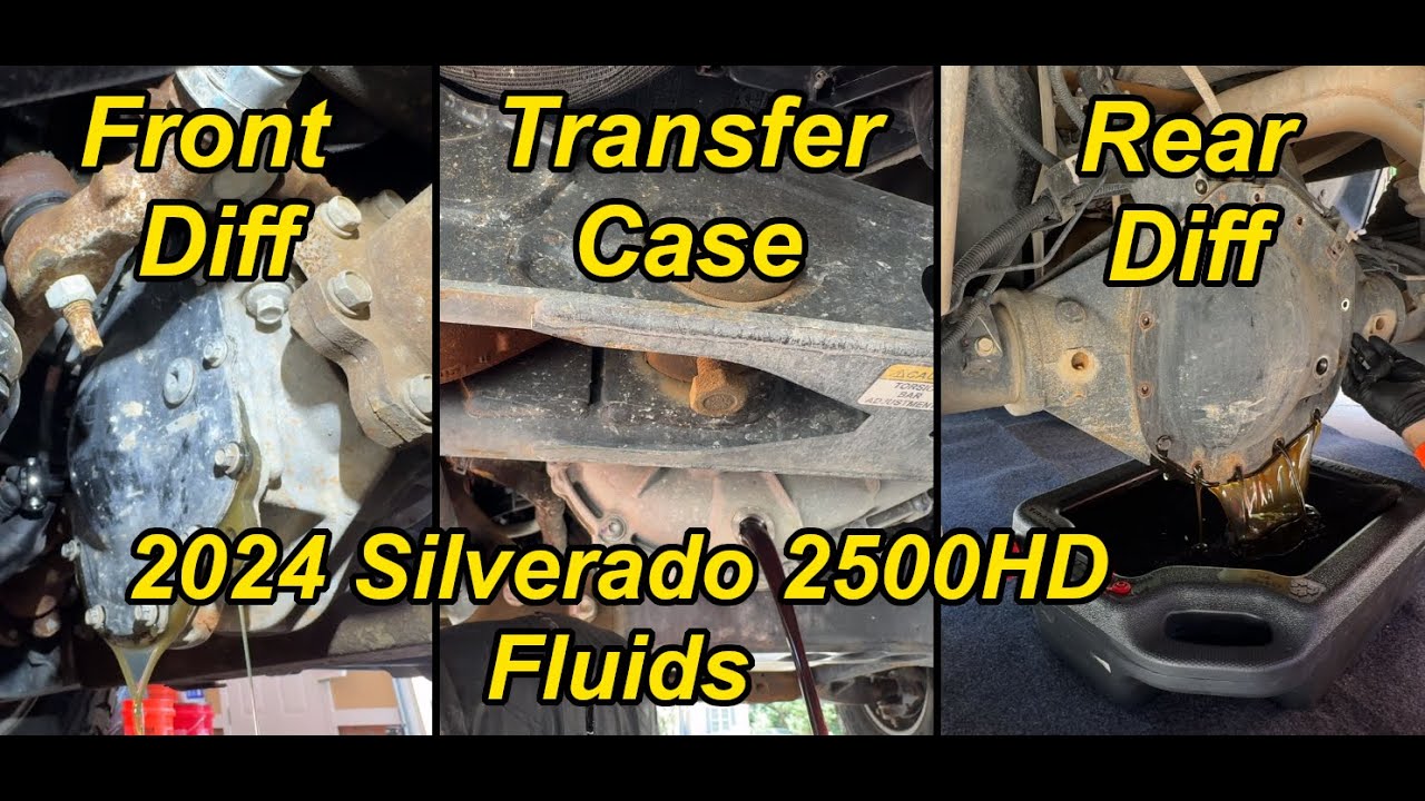 [HOW TO] Change Front & Rear Differential & Transfer Case Fluids on a 2020+ Chevy/GMC 2500HD/3500HD