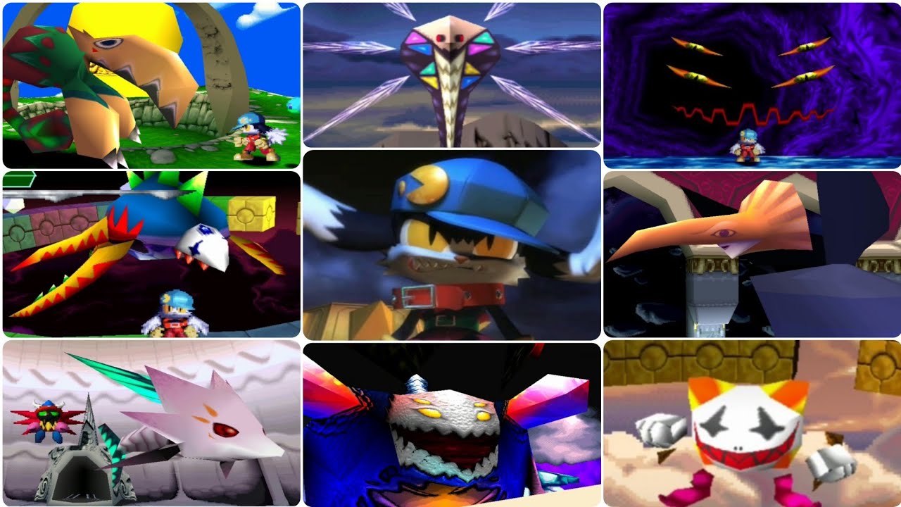 Klonoa|Ps1|Todos los jefes+Final/All Bosses+Ending