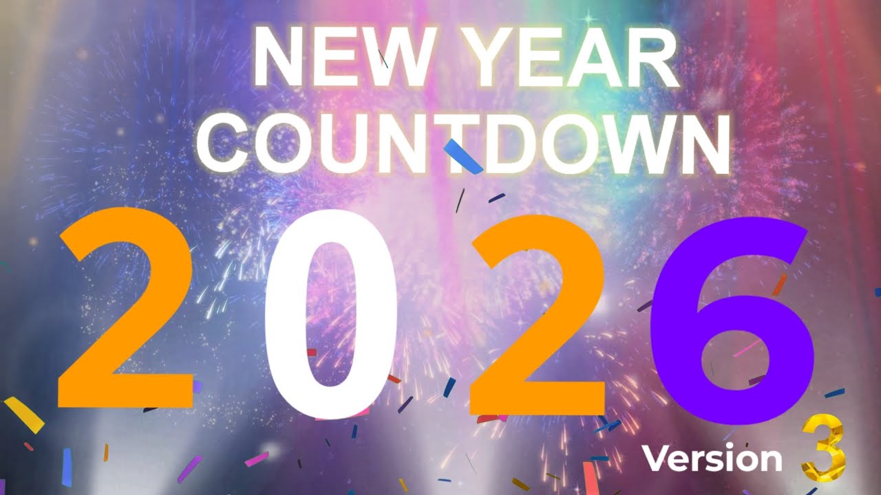 New year countdown to 2026 V3!