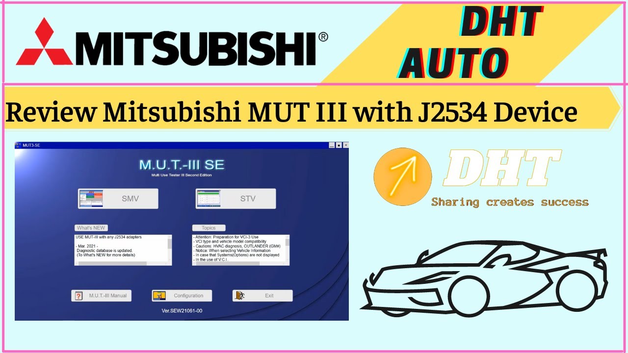 Review Mitubishi MUT III with J2534 Device   | dhtauto.com