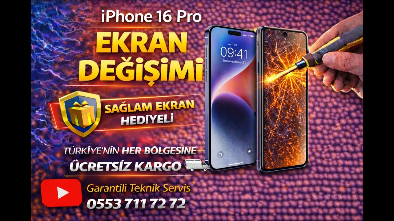 iPhone 16 Pro Ekran Değişimi | Ekran Tamiri – Tufan İletişim