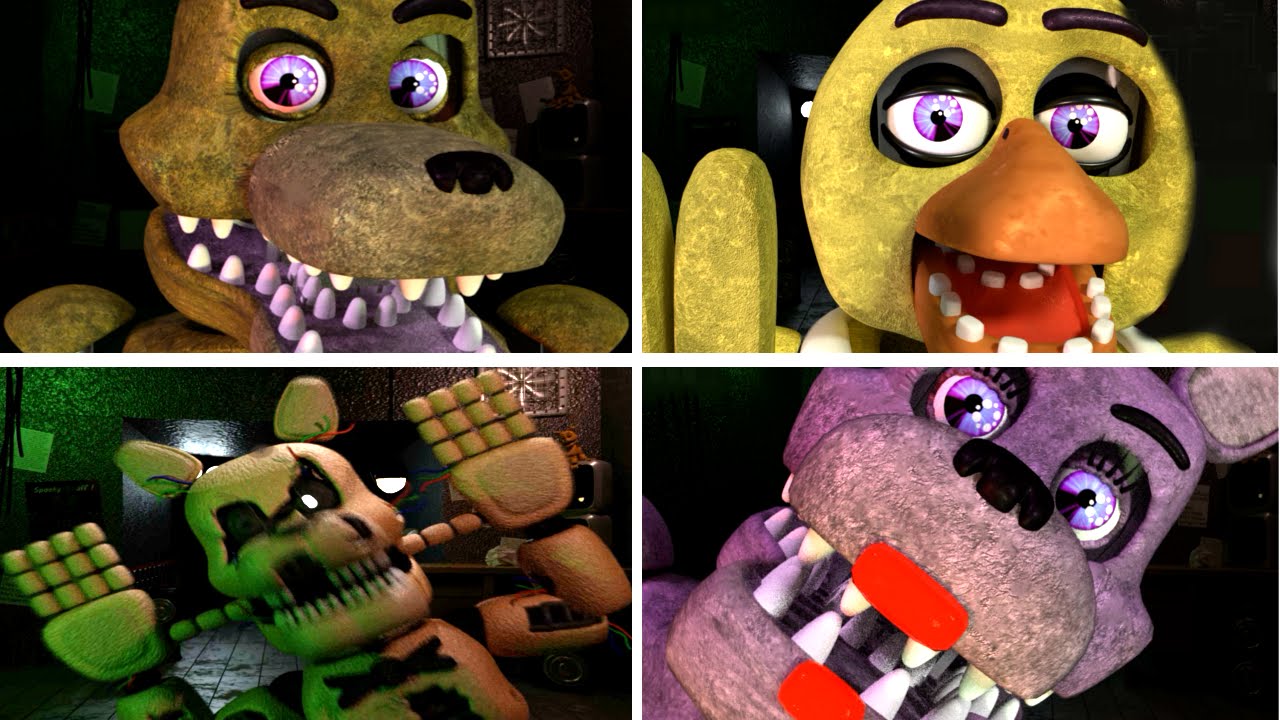 Back For More All Animatronics & All Jumpscares