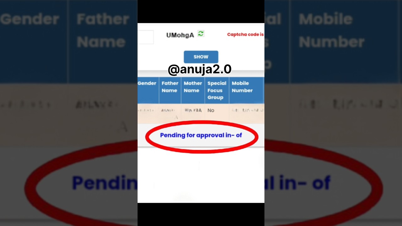 pending for approval in of status pmay / pending for approval in of #pending #anuja2.0 #awas