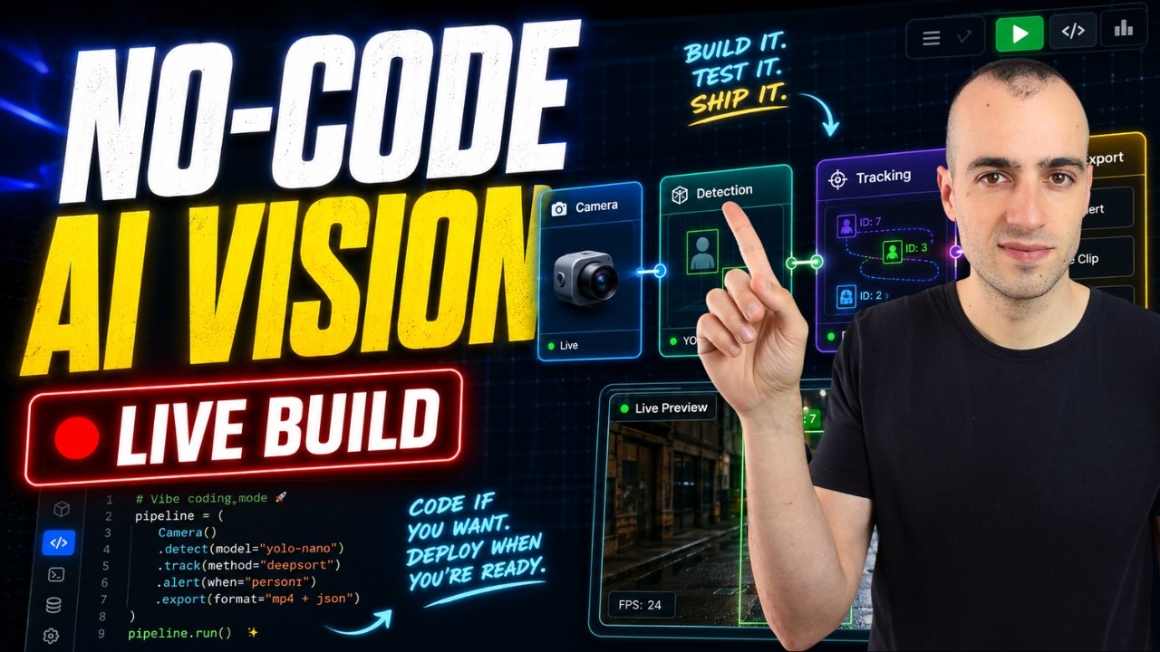 Day 5 - No-Code Computer Vision: Building the Platform Live