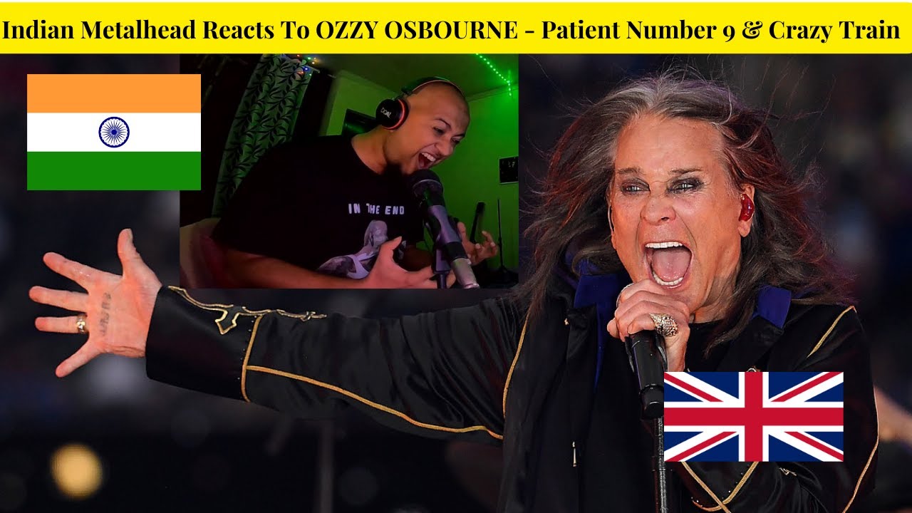 Indian Metalhead Reacts To OZZY OSBOURNE - Patient Number 9 & Crazy Train at Rams Season Opener