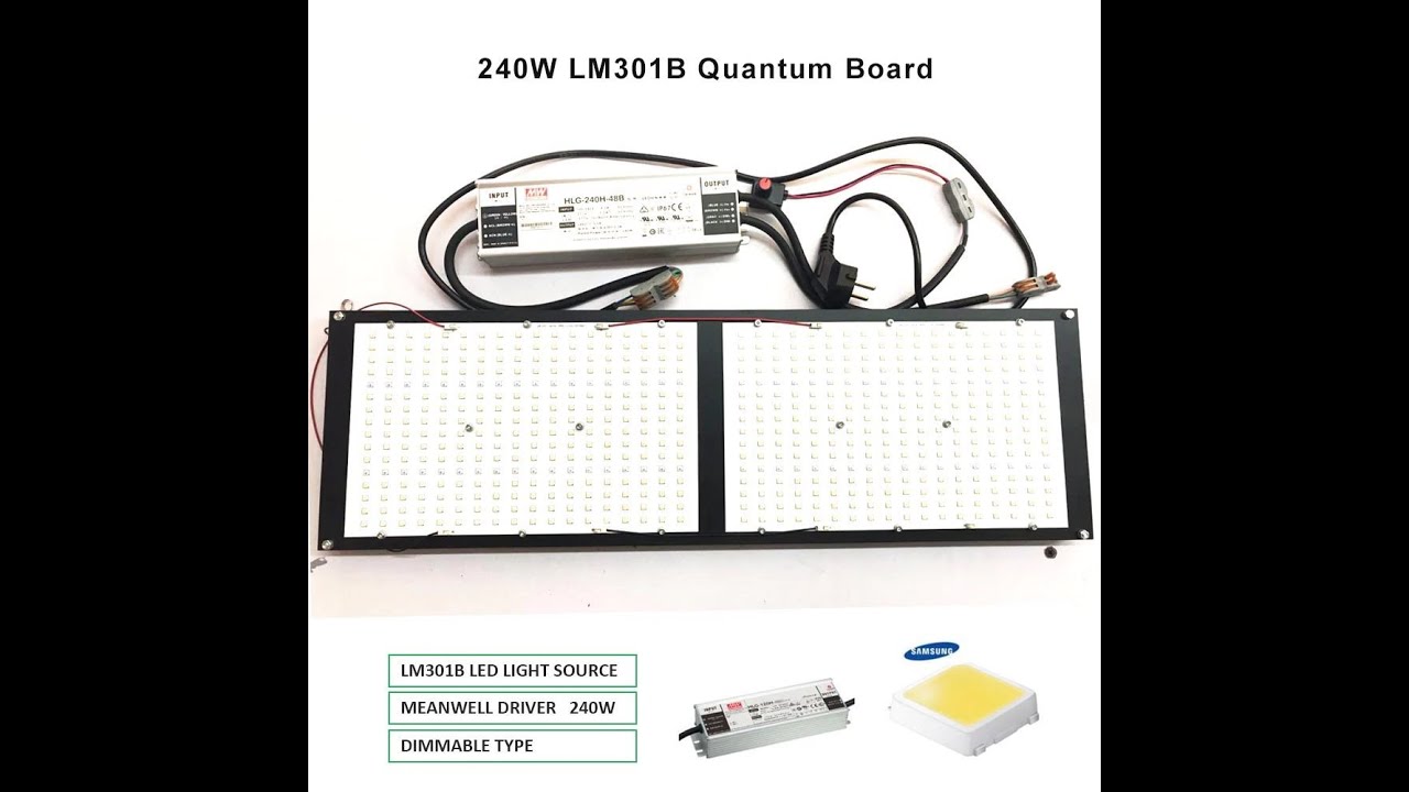 Ecofarm 240 watt quantum board with dimmer switch - Installation steps