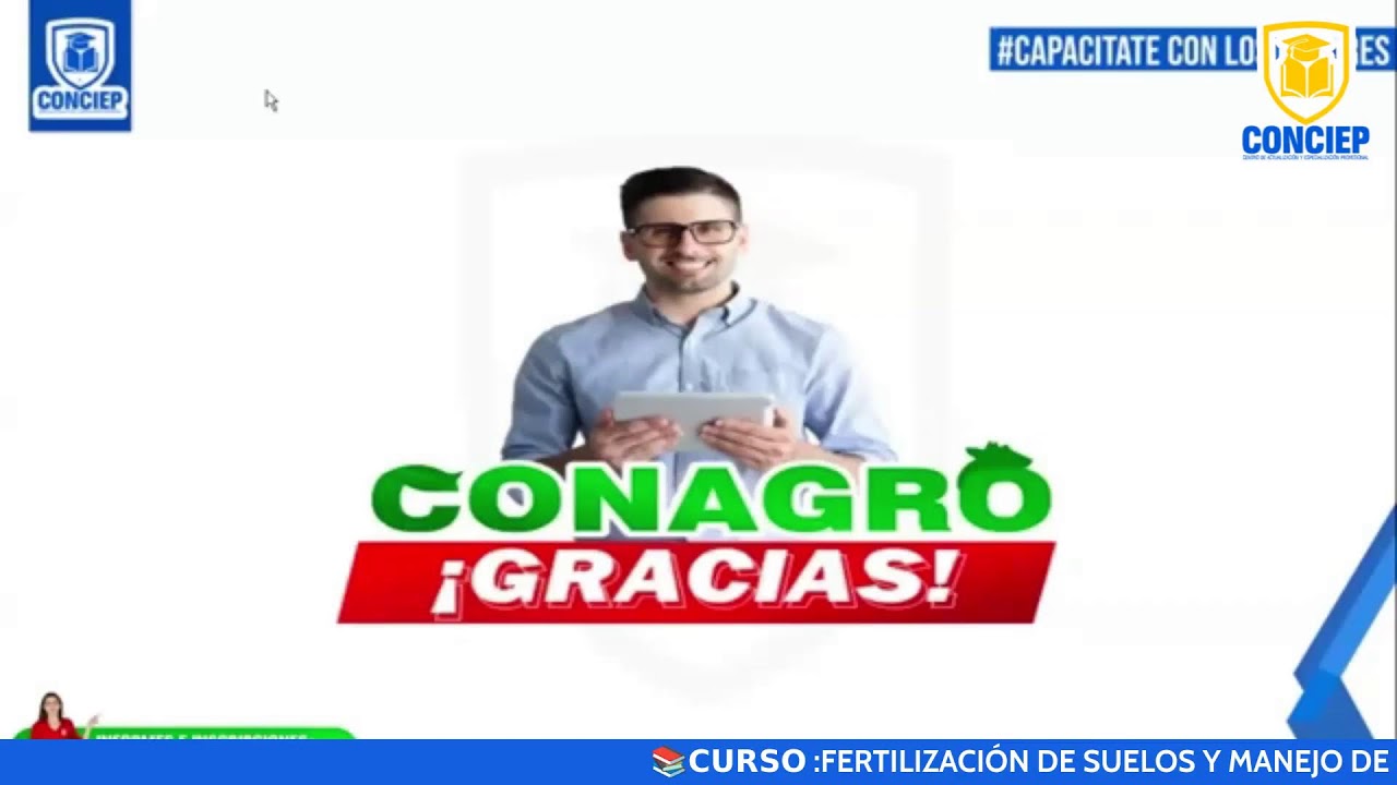📚𝗖𝗨𝗥𝗦𝗢 :FERTILIZACIÓN DE SUELOS Y MANEJO DE BIOFERTILIZANTES EN CULTIVOS📚