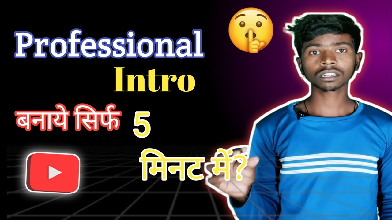 How to create Professional  | intro video | for Youtube video by @already_tech