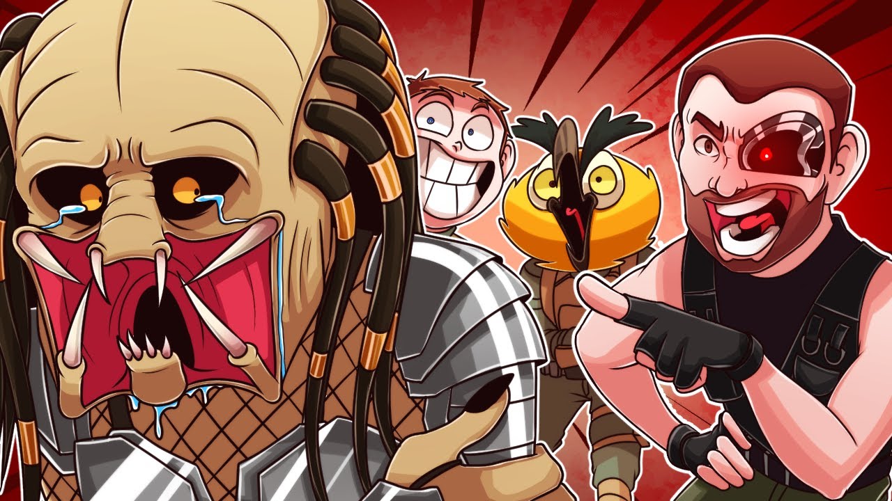 Showing MR. SARK & VANOSS how to hurt the Predator's feelings while using the ARNOLD VOICE!