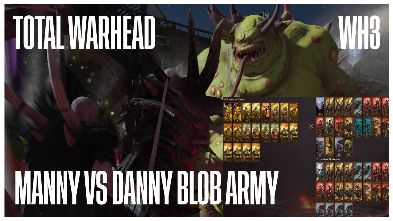 Mannfred vs Nurgle Daemon Prince Battle | Total War: Warhammer 3