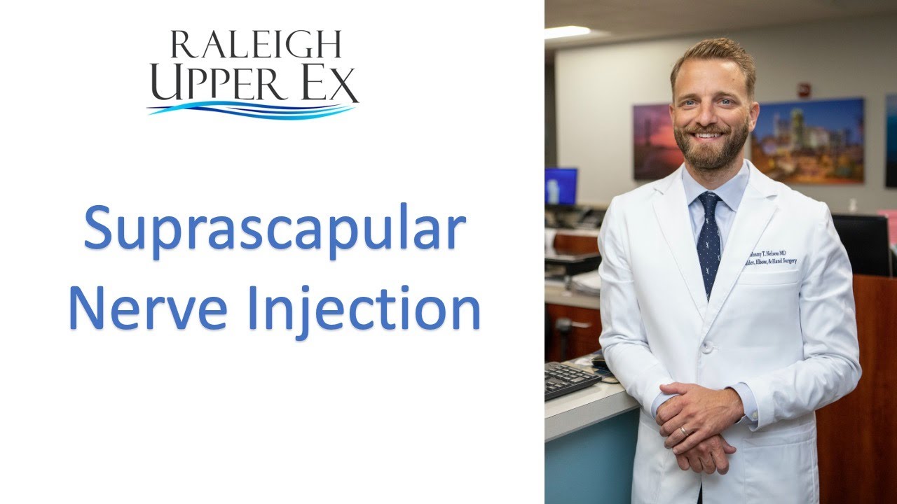 Ultrasound-guided Suprascapular Nerve Injection - Johnny T. Nelson MD - Raleigh Upper Ex