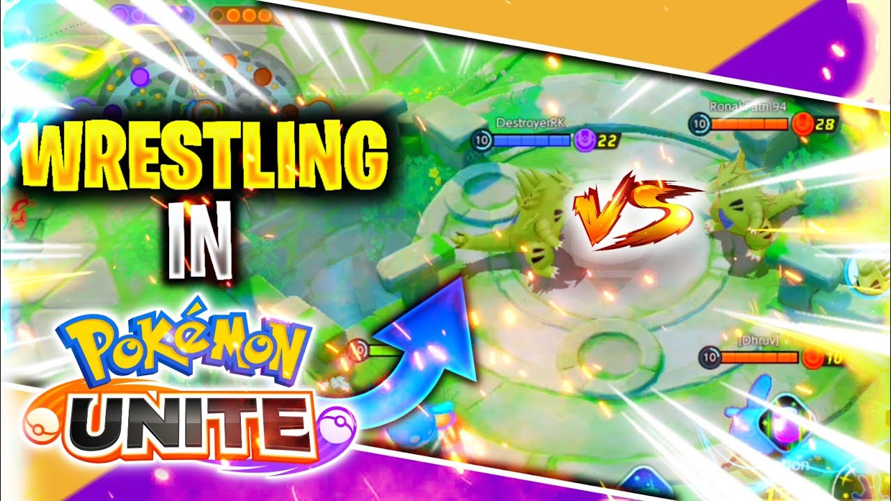 Wrestling In Pokemon Unite💪😂|Pokemon Unite Hindi Gameplay|Tyranitar Vs Tyranitar|Pt.3