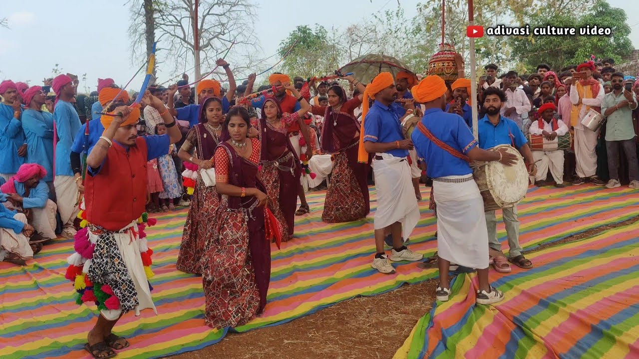 मथवाड भगोरिया का वीडियो 2026 ll mathvad Bhangoriya dhol mandal dance video 2026 ll 